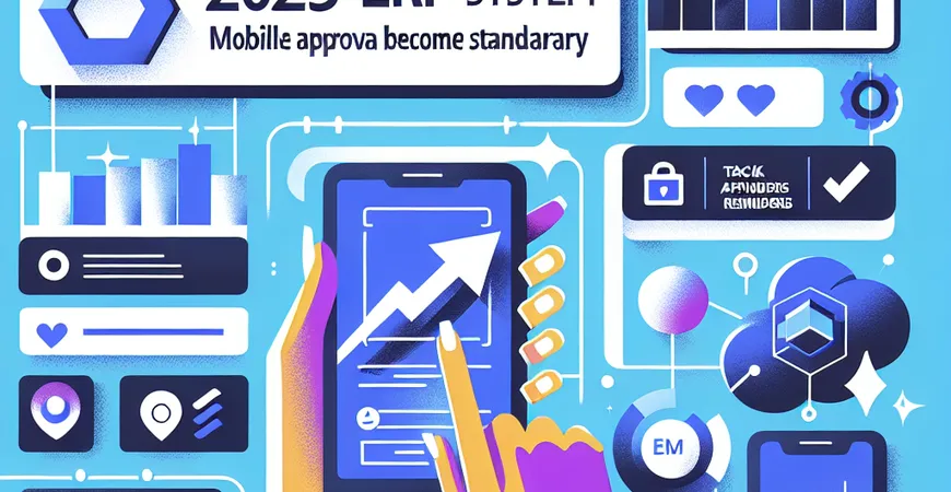 2025 年 ERP 系统新趋势：移动端审批与任务提醒成标配